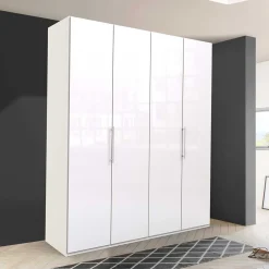 Weißer Falttürenschrank Grinzia*Pharao24