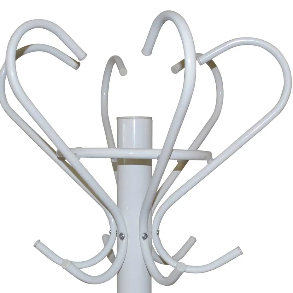 Weißer Garderobenständer Xenata*Pharao24