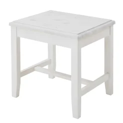 Discount Weißer Holzhocker Mures Hocker|Sitzhocker