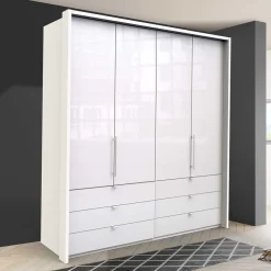 Weißer Kleiderschrank Grinzia*Pharao24 Sale