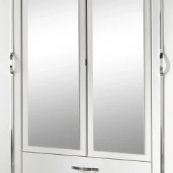 Weißer Schlafzimmerschrank Alkatar Drehtürenschränke|Jugendkleiderschrank