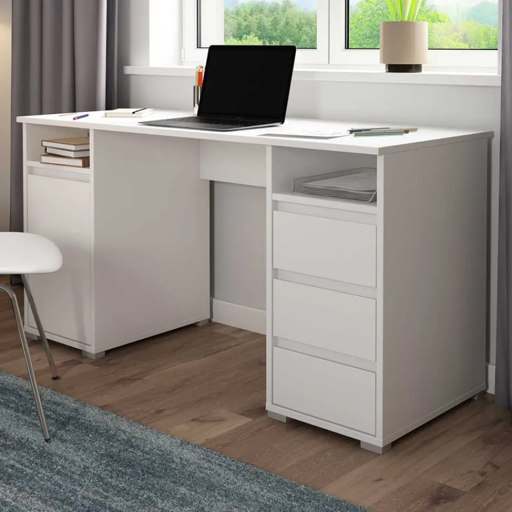 Weißer Schreibtisch Nagati*Pharao24 Hot