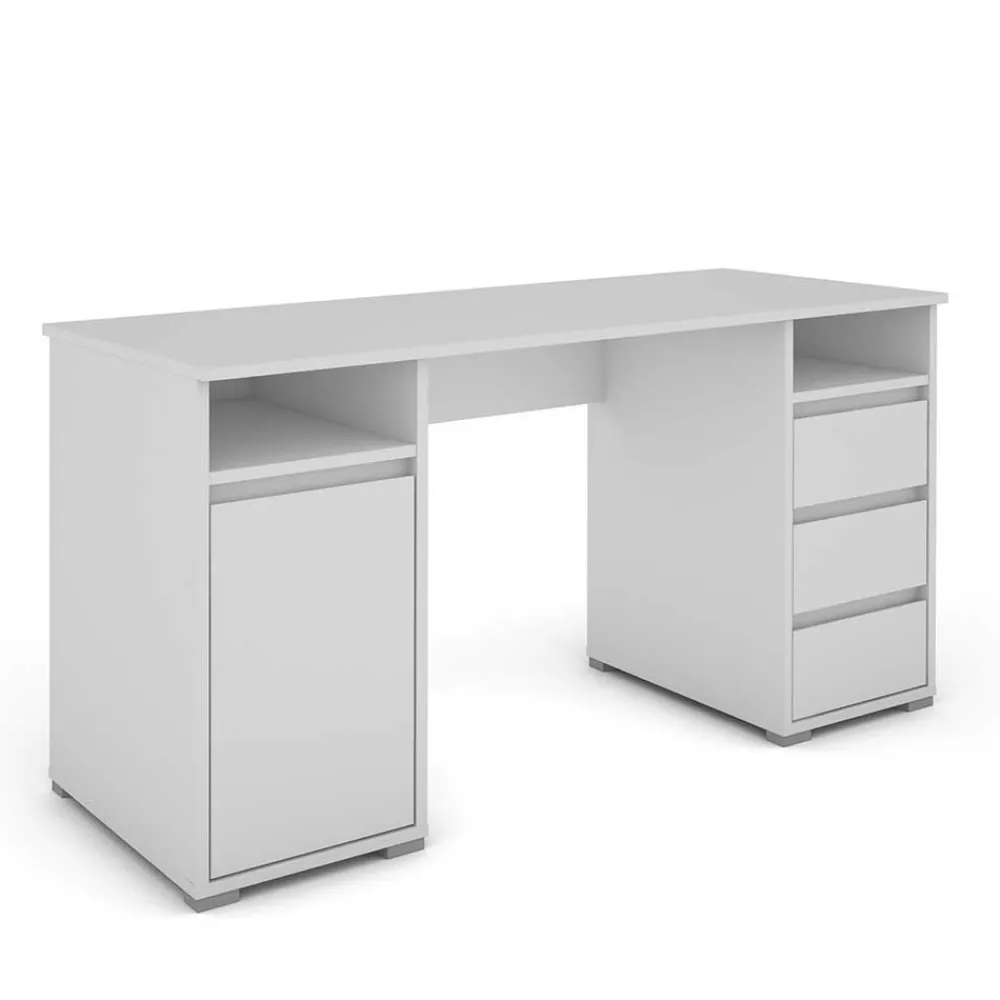 Weißer Schreibtisch Nagati*Pharao24 Hot