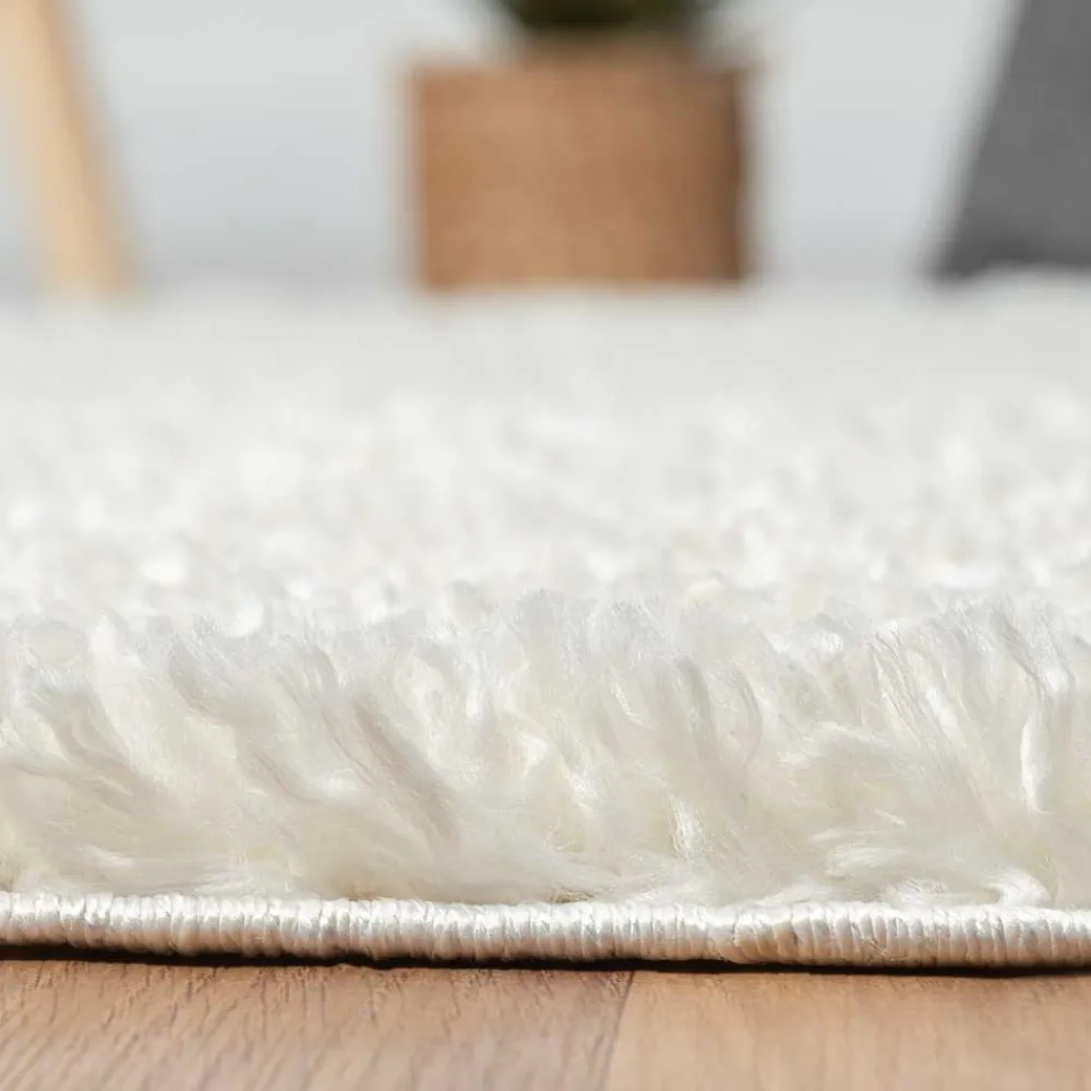 Best Weißer Shaggy Teppich Exmonda Teppiche