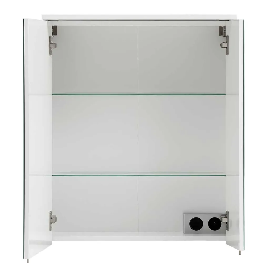 Weißer Spiegelschrank Inabaros*Pharao24 Clearance