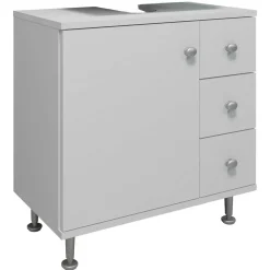 Weißer Waschbeckenschrank Osmin*Pharao24 Discount