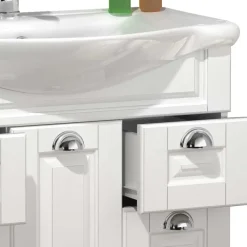 Weißer Waschbeckenschrank Exmadura*Pharao24 Hot