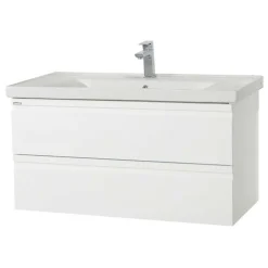 Weißer Waschbeckenschrank Valtte*Pharao24 New