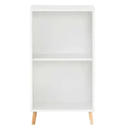 Outlet Weißes Aktenregal Palencial Massivholzregale|Standregale