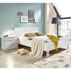 Weißes Bett - viele Größen Sandano*Pharao24 Sale