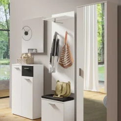 Weißes Garderobenpaneel Mazira*Pharao24 New