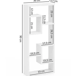 Weißes Hängeregal Salverna*Pharao24 Sale