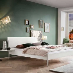 Best Weißes Massivholz Bett Lury Doppelbetten|Massivholzbetten