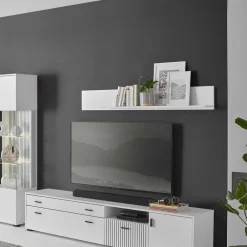 Weißes Wandregal 150 cm Paros Wandregale