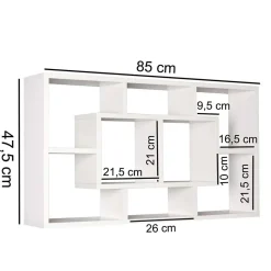 Weißes Wandregal Austral*Pharao24 Best