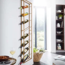 Weinregal Goldfarben Angie*Pharao24 New