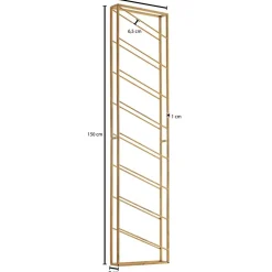 Weinregal Goldfarben Angie*Pharao24 New