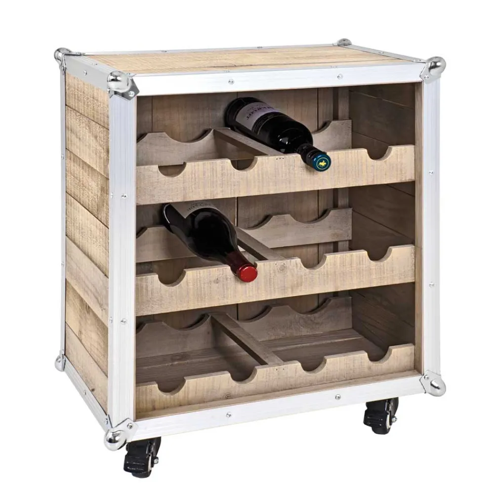 Outlet Weinregal Haenja Massivholzregale|Flaschenregale