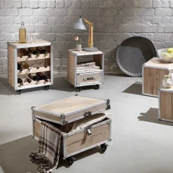 Outlet Weinregal Haenja Massivholzregale|Flaschenregale