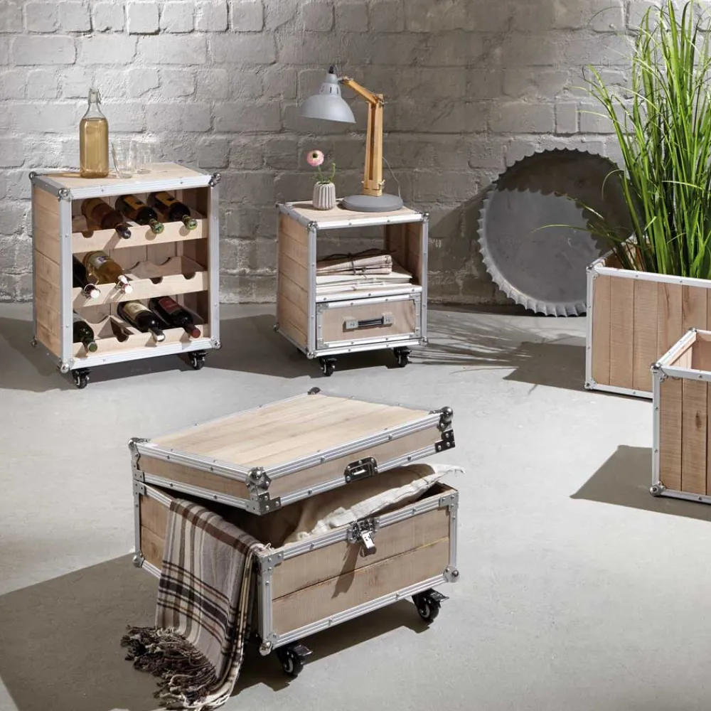 Outlet Weinregal Haenja Massivholzregale|Flaschenregale