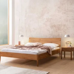 Wildeiche Bett geölt Lepura*Pharao24 Outlet