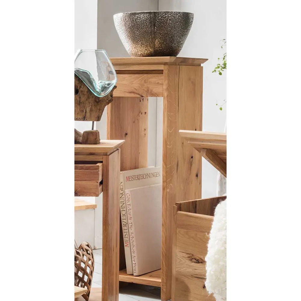 Wildeiche Blumentisch Daroncas*Pharao24 New