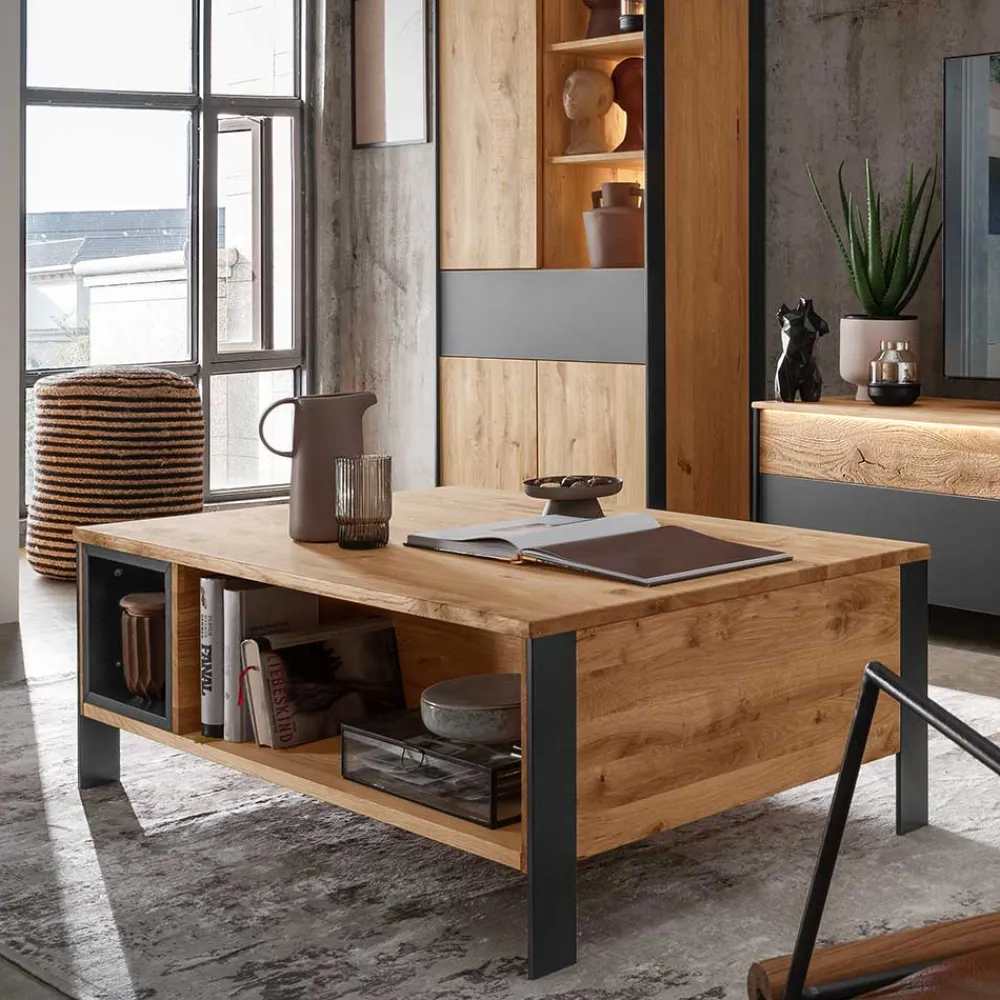 Wildeiche Couchtisch Despinia*Pharao24 Hot