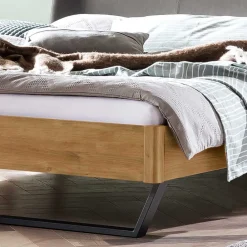 Wildeiche Doppelbett Bella Doppelbetten|Massivholzbetten