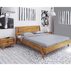 Online Wildeiche Doppelbett Carilla Betten In Übergröße