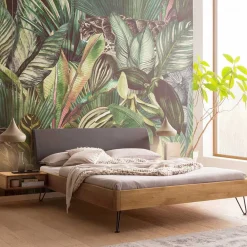 Outlet Wildeiche Doppelbett modern Viko Doppelbetten|Massivholzbetten