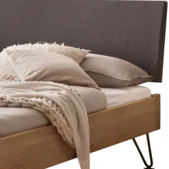 Outlet Wildeiche Doppelbett modern Viko Doppelbetten|Massivholzbetten