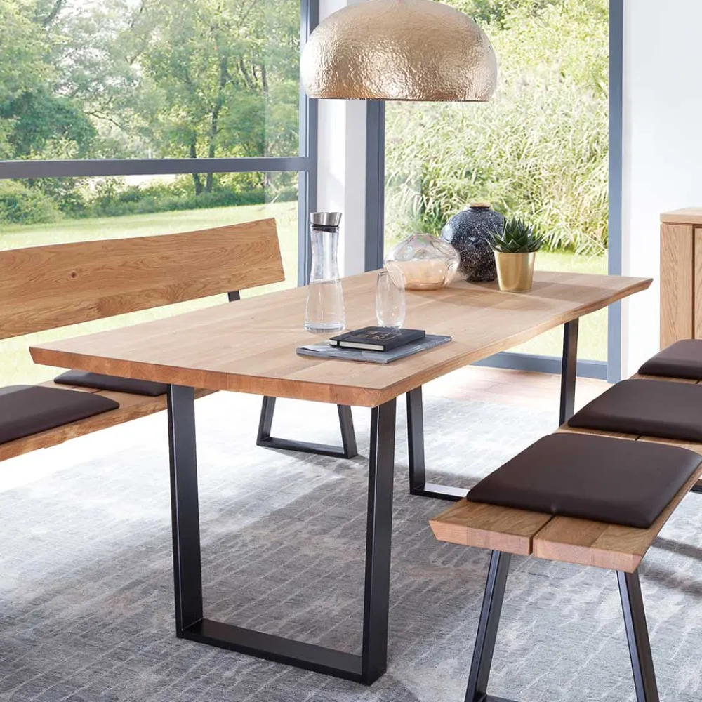 Wildeiche Esszimmertisch Flacon*Pharao24 Online