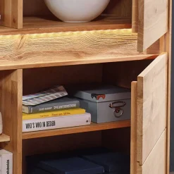 Wildeiche Highboard Eridia Esszimmerkommoden|Wohnzimmerkommoden