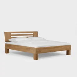 Discount Wildeiche Holzbett Ginnos Betten In Übergröße|Massivholzbetten