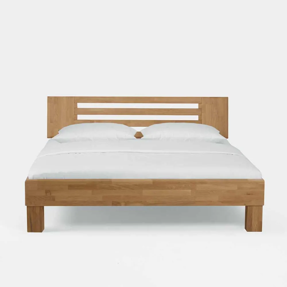 Discount Wildeiche Holzbett Ginnos Betten In Übergröße|Massivholzbetten