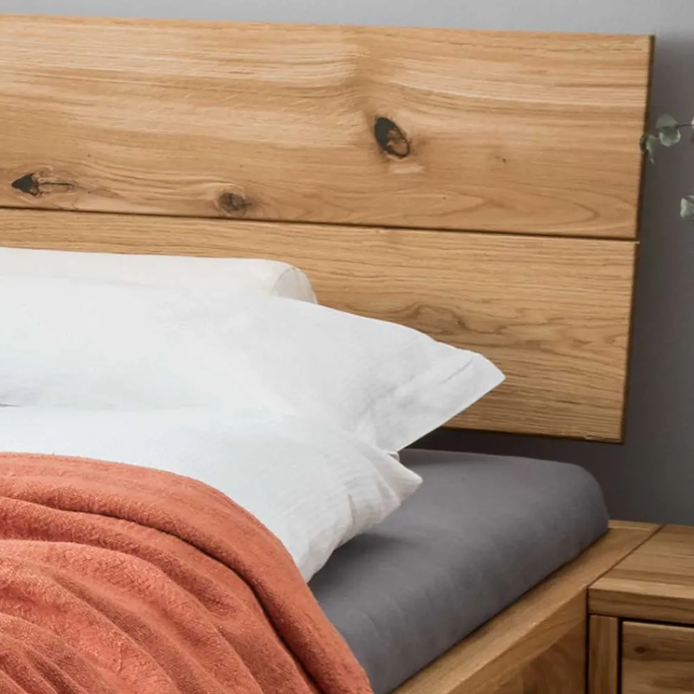 Wildeiche Holzbett Snaucia*Pharao24 Best
