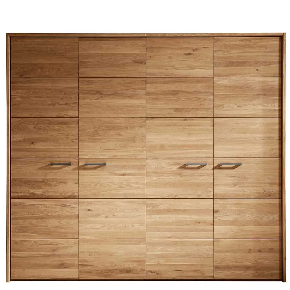 Best Wildeiche Kleiderschrank Emjan Massivholzmöbel|Drehtürenschränke