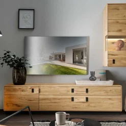 Hot Wildeiche Lowboard Seldran Fernsehtische|Lowboards