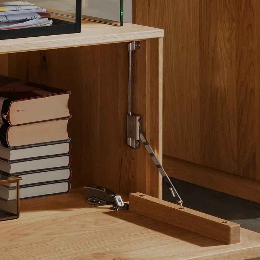 Wildeiche massiv Lowboard Onitos*Pharao24 Online