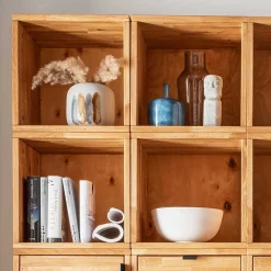 Online Wildeiche Regalwürfel Moore Regalwürfel|Hängeregale