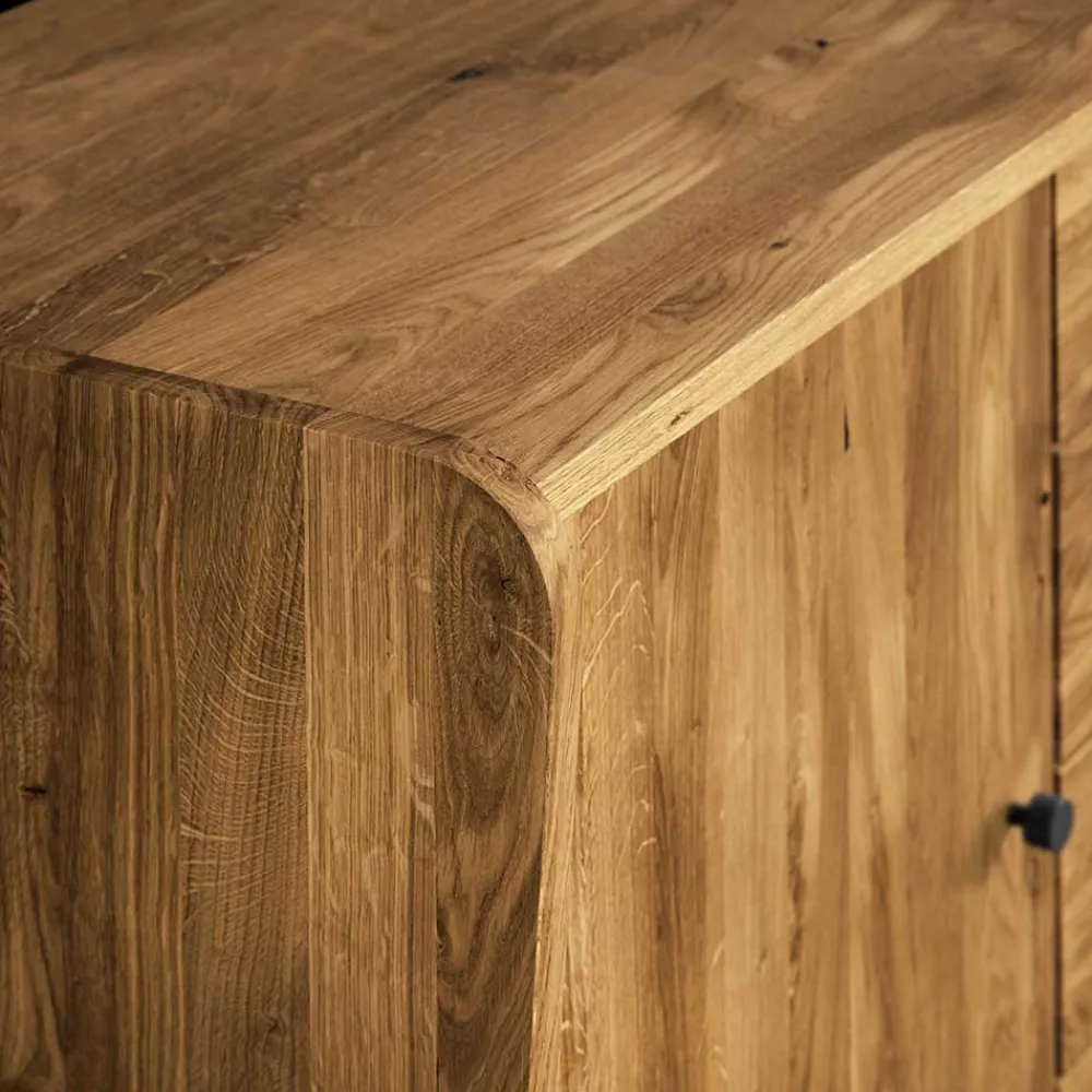 New Wildeiche Sideboard Carilla Massivholzmöbel|Küchenkommode