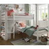 Clearance Winkelbett weiss Renalfo Kinder Kinderbetten|Etagenbetten