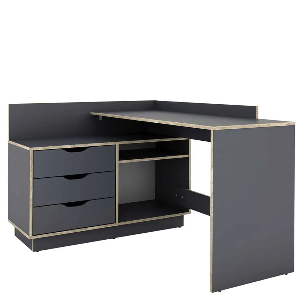 Winkelschreibtisch Enorica*Pharao24 New