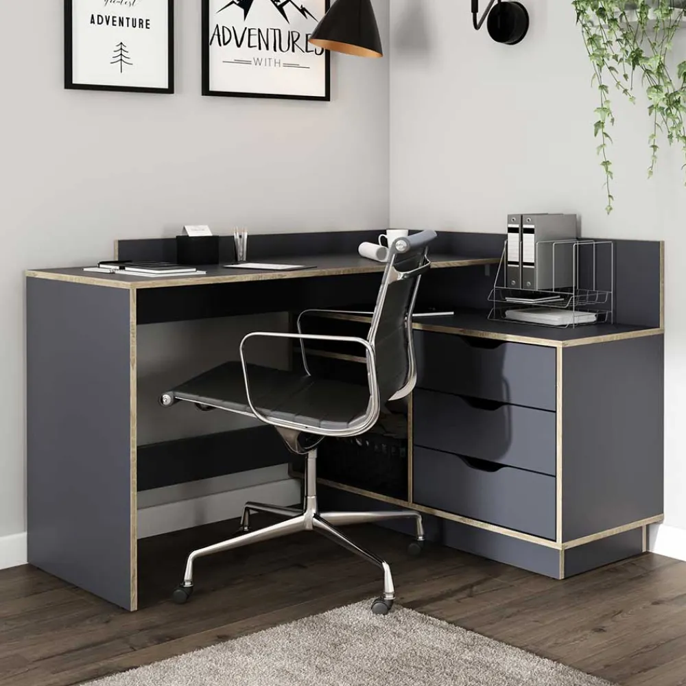 Winkelschreibtisch Enorica*Pharao24 New