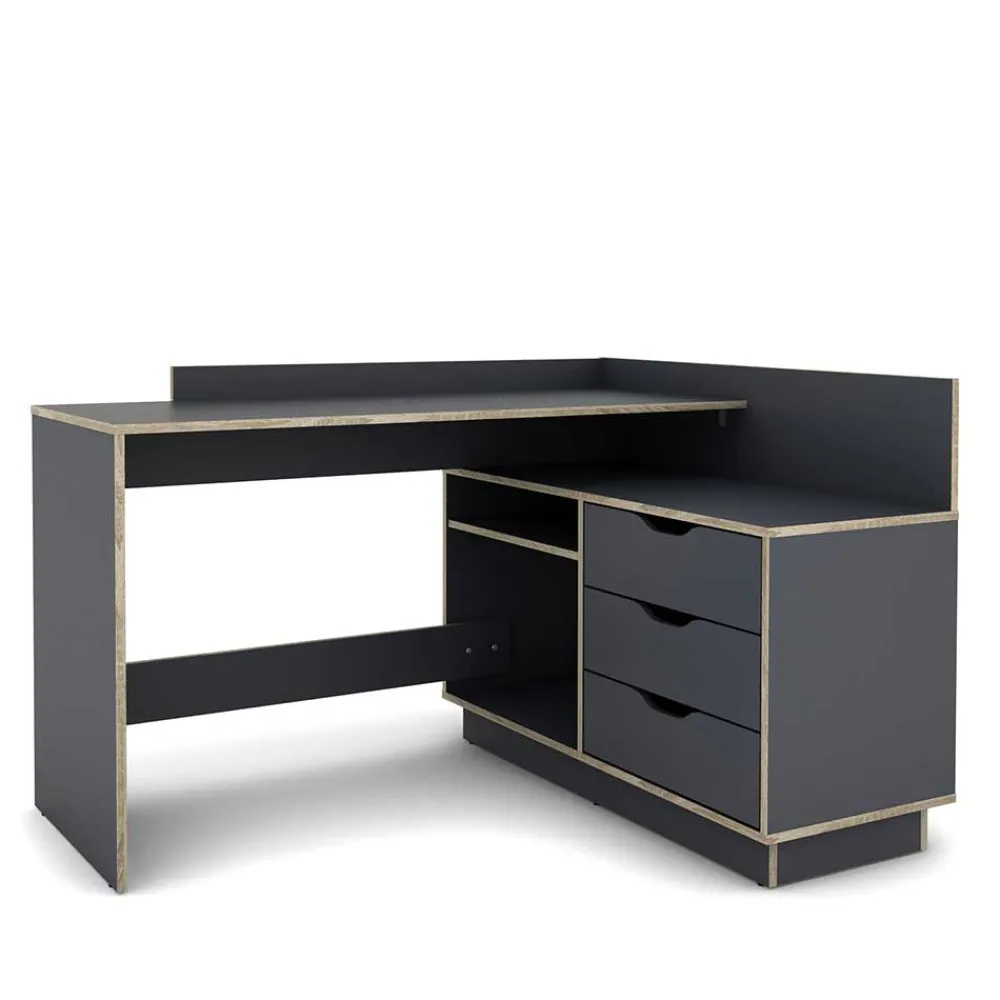 Winkelschreibtisch Enorica*Pharao24 New