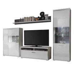 Discount Wohnkombination Lefaria Wohnzimmerschrank|Wohnwand 300 Cm