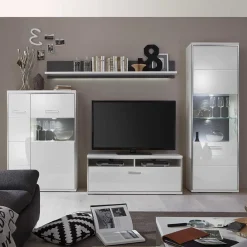 Discount Wohnkombination Lefaria Wohnzimmerschrank|Wohnwand 300 Cm