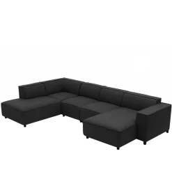 Hot Wohnlandschaft in U Form Bianka Wohnzimmercouch|Wohnlandschaften