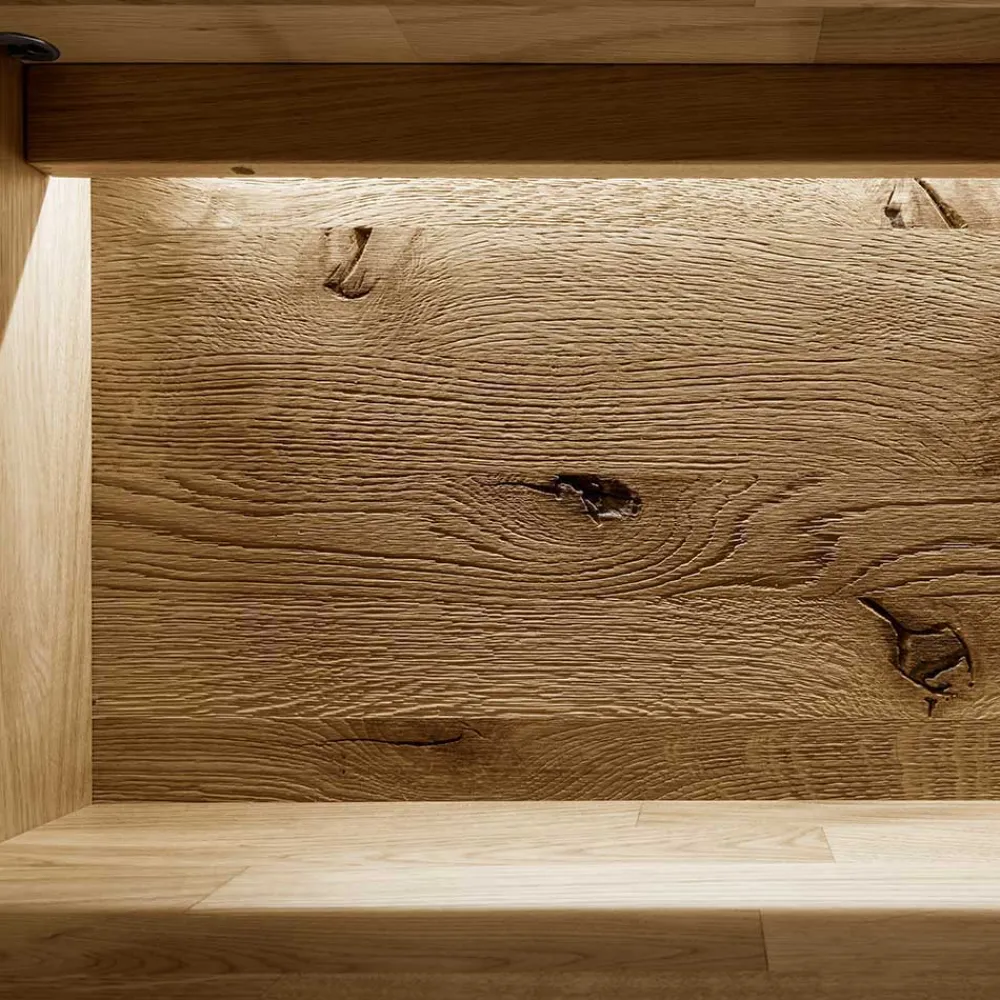 Wohnwand Echtholz Seldran*Pharao24 Online