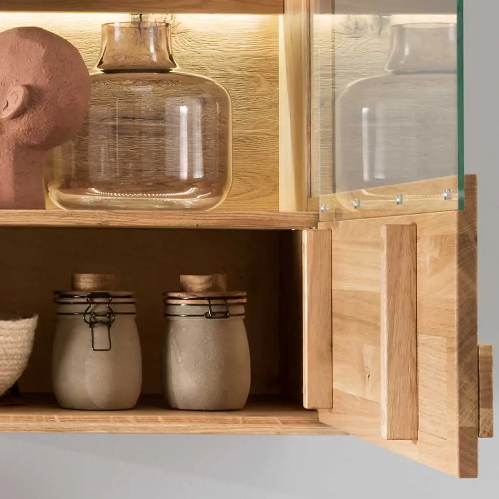 Wohnwand Echtholz Seldran*Pharao24 Online